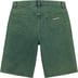 Supreme Baggy Denim Short - Green (front)