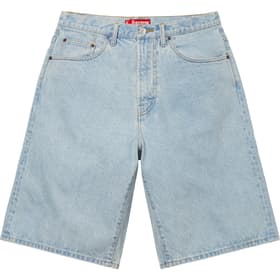 Supreme Baggy Denim Short Light Washed Indigo