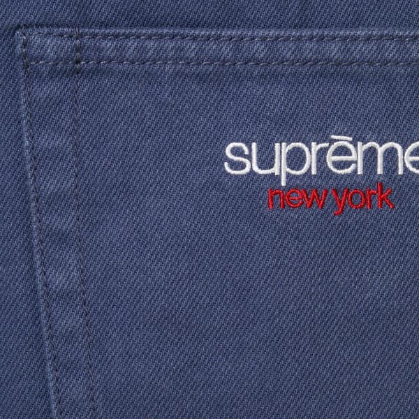Supreme Baggy Denim Short - Navy (front)