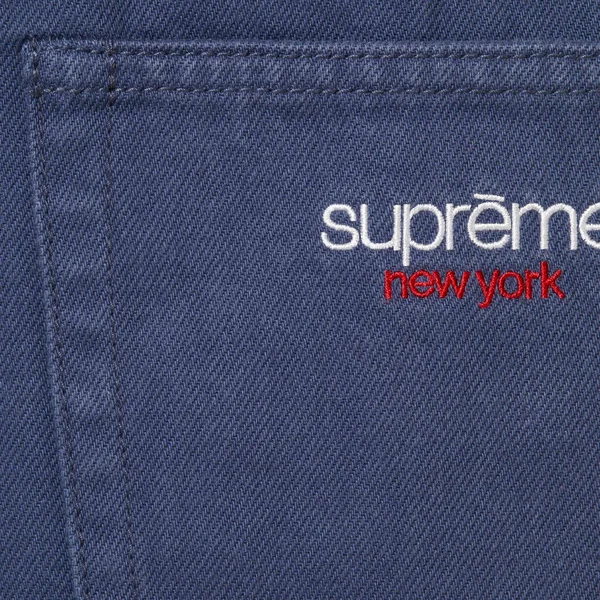 Supreme Baggy Denim Short - Navy (front)