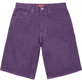 Supreme Baggy Denim Short Purple