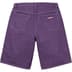 Supreme Baggy Denim Short - Purple (front)