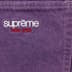 Supreme Baggy Denim Short - Purple (front)