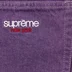 Supreme Baggy Denim Short - Purple (front)