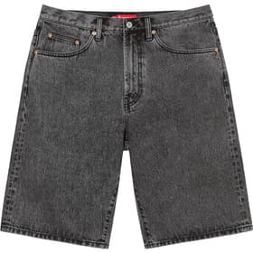 Supreme Baggy Denim Short Washed Black