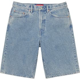 Supreme Baggy Denim Short Washed Blue