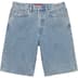Supreme Baggy Denim Short - Washed Blue (front)