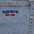 Supreme Baggy Denim Short - Washed Indigo (front)