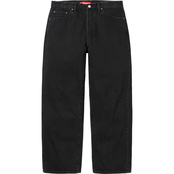 Supreme Baggy Jean - Black (front)