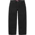 Supreme Baggy Jean - Black (front)