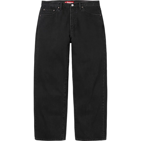 Supreme Baggy Jean - Black (front)