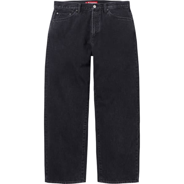 Supreme Baggy Jean - Black (front)