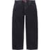 Supreme Baggy Jean - Black (front)