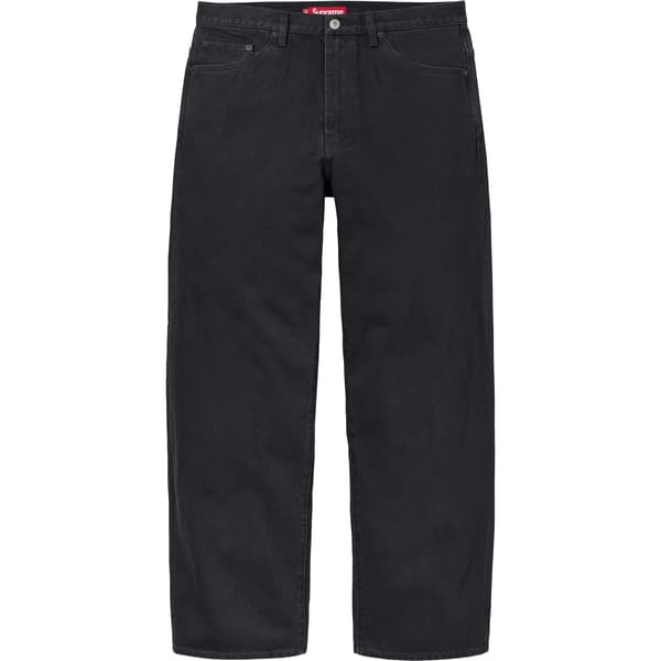 Supreme Baggy Jean - Black (front)