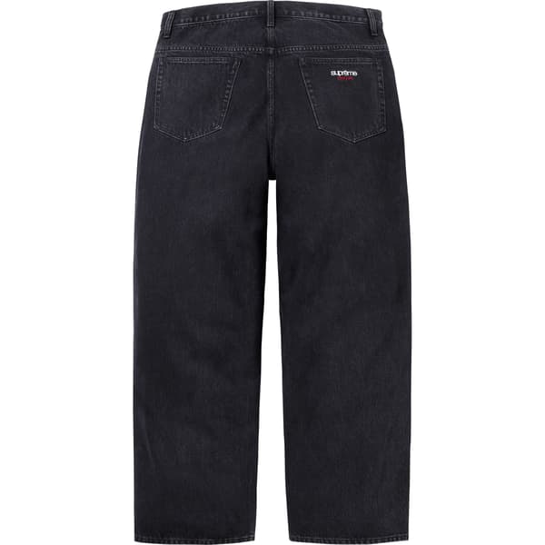 Supreme Baggy Jean - Black (front)