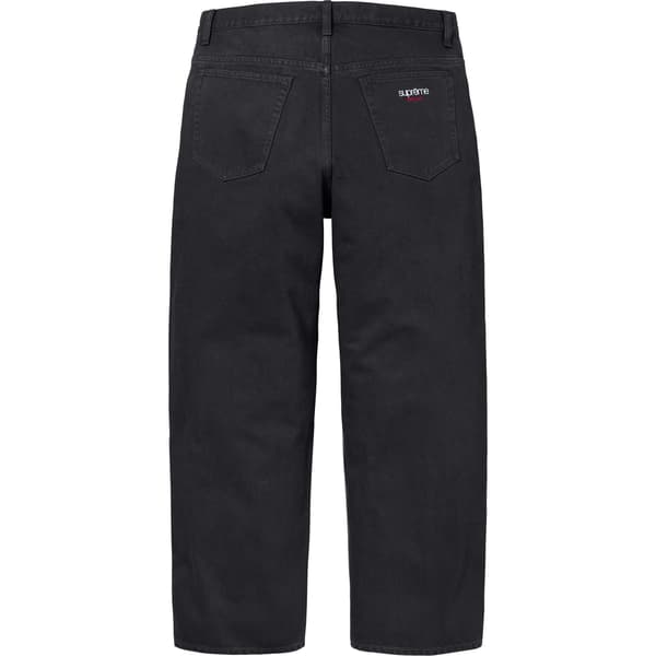Supreme Baggy Jean - Black (front)