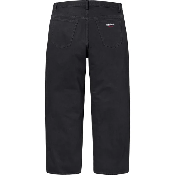 Supreme Baggy Jean - Black (front)
