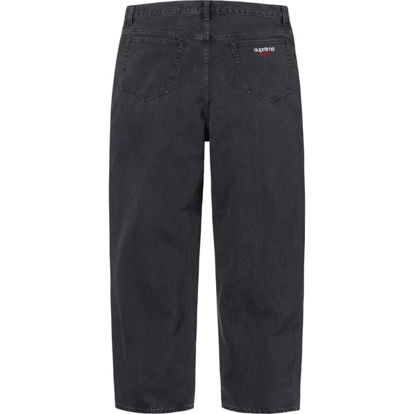 Supreme Baggy Jean - Black (front)