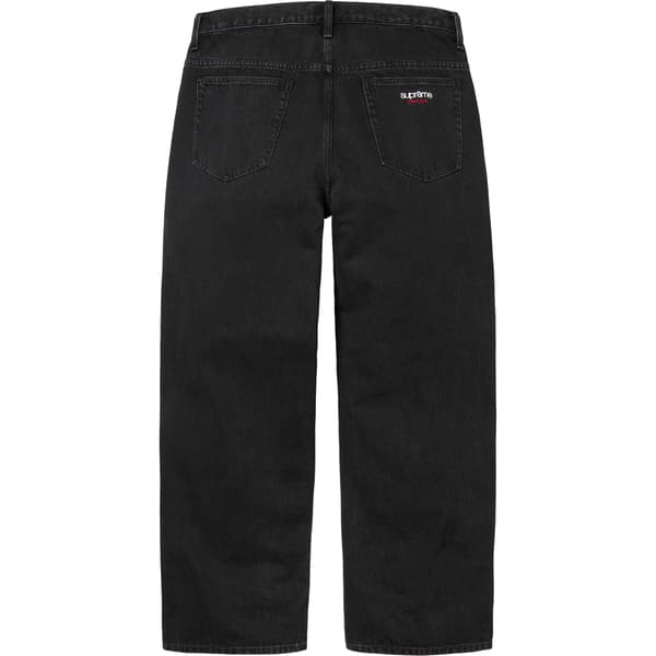 Supreme Baggy Jean - Black (front)