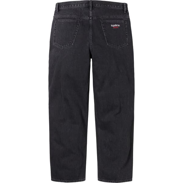 Supreme Baggy Jean - Black (front)