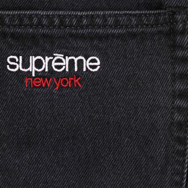 Supreme Baggy Jean - Black (front)