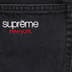Supreme Baggy Jean - Black (front)