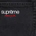 Supreme Baggy Jean - Black (front)