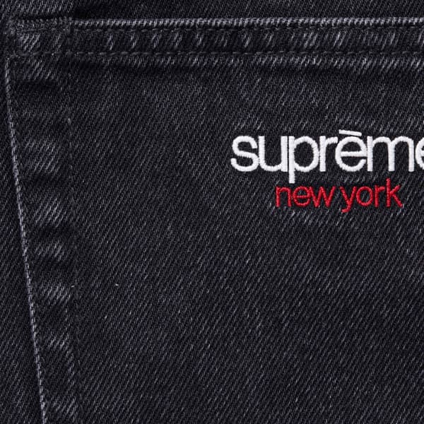 Supreme Baggy Jean - Black (front)