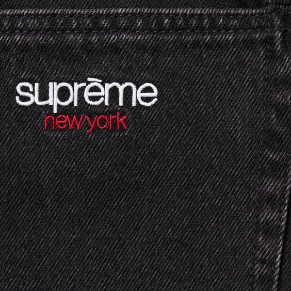 Supreme Baggy Jean - Black (front)