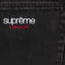Supreme Baggy Jean - Black (front)