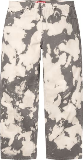 Supreme Baggy Jean Bleached
