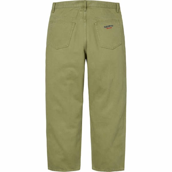 Supreme Baggy Jean - Light Olive (front)
