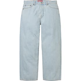 Supreme Baggy Jean Light Washed Indigo