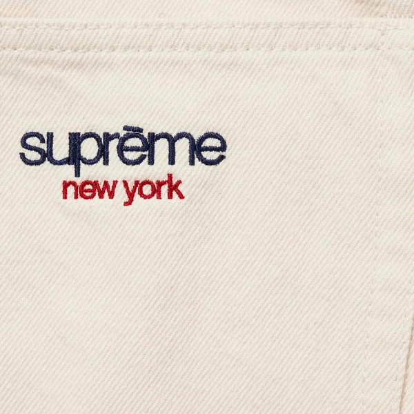Supreme Baggy Jean - Natural (front)