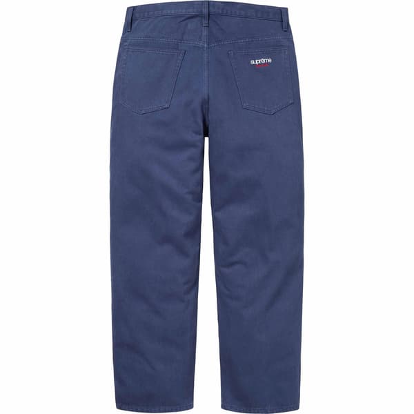 Supreme Baggy Jean - Navy (front)