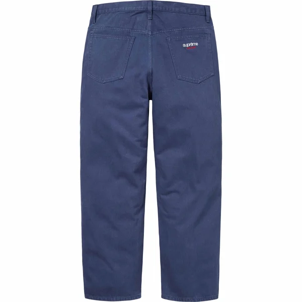 Supreme Baggy Jean - Navy (front)