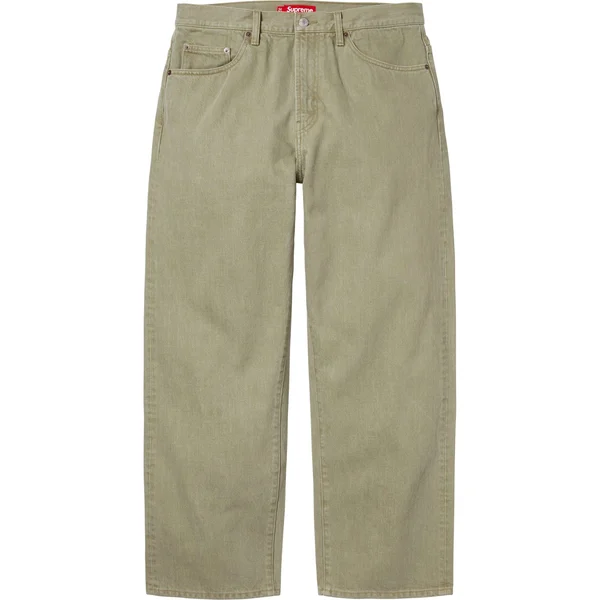 Supreme Baggy Jean - Olive (front)