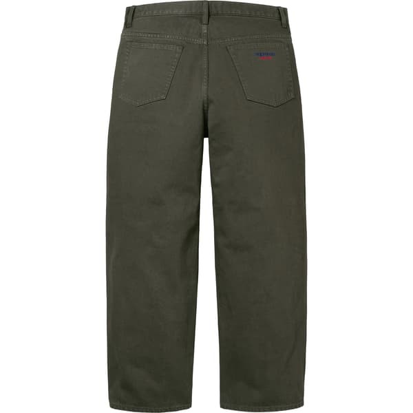 Supreme Baggy Jean - Olive (front)