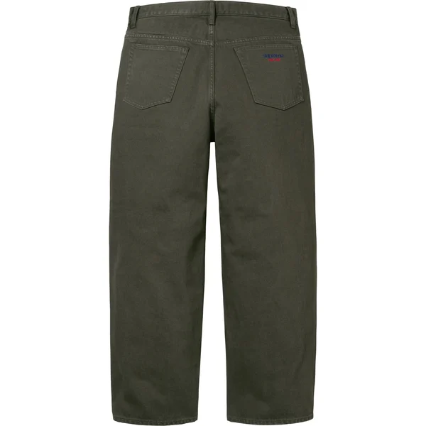 Supreme Baggy Jean - Olive (front)