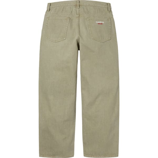 Supreme Baggy Jean - Olive (front)