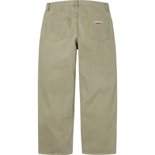Supreme Baggy Jean - Olive (front)