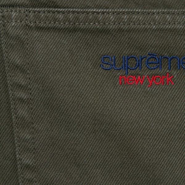 Supreme Baggy Jean - Olive (front)