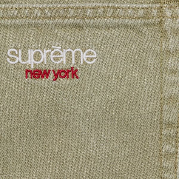Supreme Baggy Jean - Olive (front)