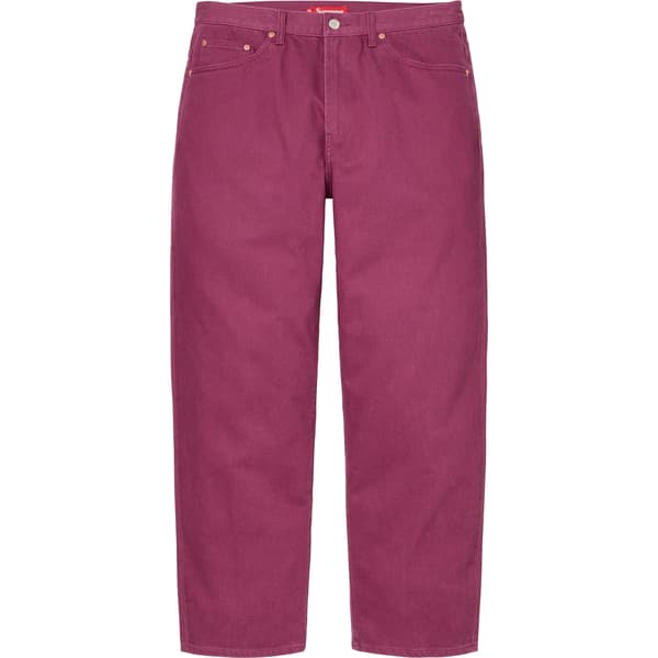 Supreme Baggy Jean - Plum (front)