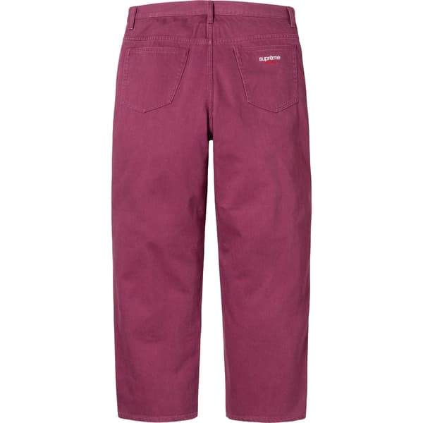 Supreme Baggy Jean - Plum (front)