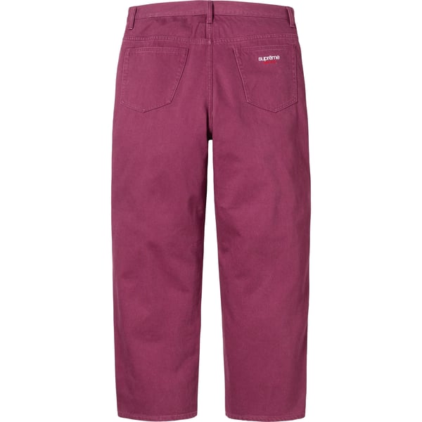 Supreme Baggy Jean - Plum (front)
