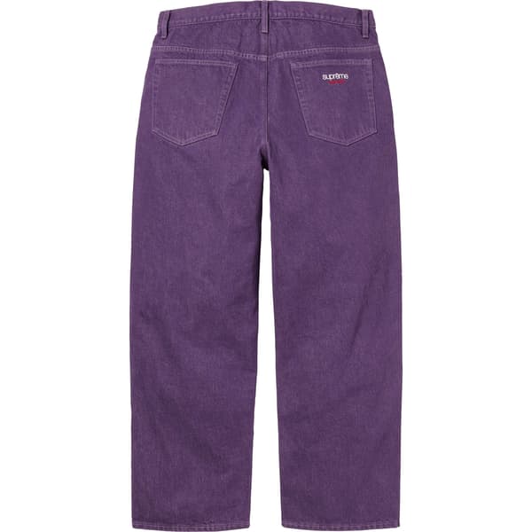 Supreme Baggy Jean - Purple (front)