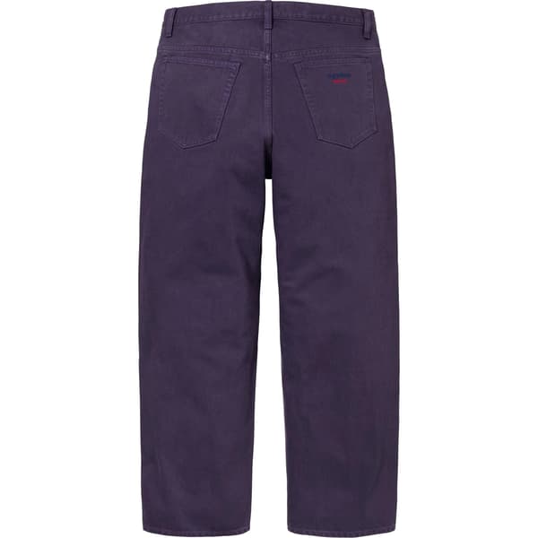 Supreme Baggy Jean - Purple (front)