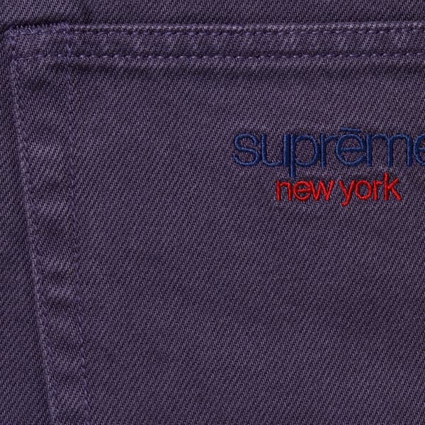 Supreme Baggy Jean - Purple (front)