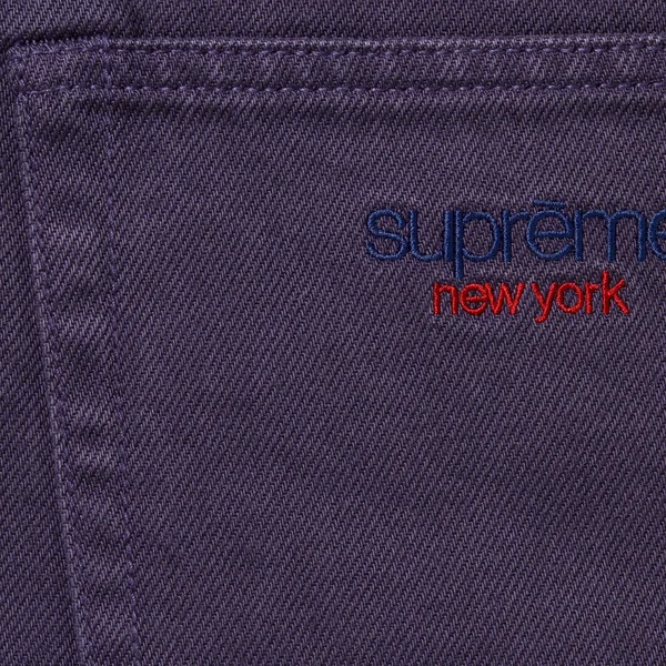 Supreme Baggy Jean - Purple (front)